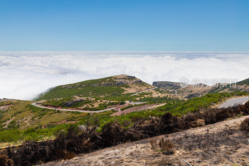 Pico do ariiro峰，马德拉岛，葡萄牙